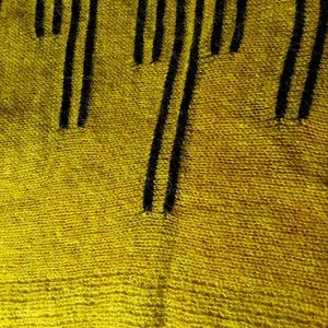 Green Wool Boxy Cropped Sweater